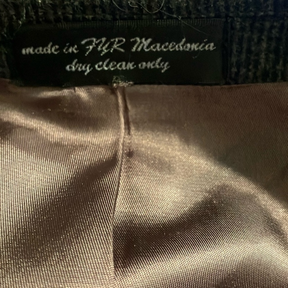 Chereskin Camel Hair Blend Blazer Gray Checkered  Sports Coat‎ Jacket Mens 42R - Picture 5 of 9